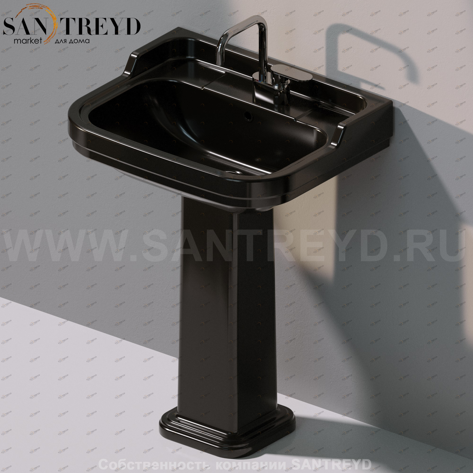 60099017 Пьедестал для раковины квадратная Ceramica Flaminia Efi