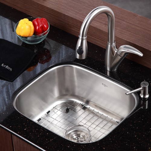 KBU11-KPF2121-SD20 Накладная раковина на столешницу  прямоугольная Krausru 