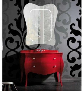 LASA IDEA Лаковая тумба под умывальник в классическом стиле с ящиками Bellagio