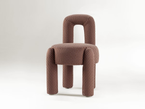 Мягкий стул из ткани