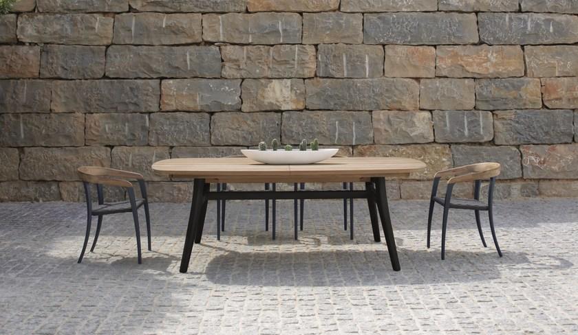 Royal Botania Раздвижной прямоугольный стол из тика Zidiz sun-id-1399626 - Вид №11