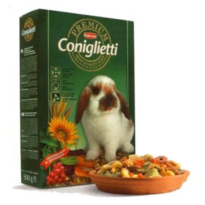 Т00008146 Корм для грызунов PREMIUM для кроликов сух. 500г Padovan