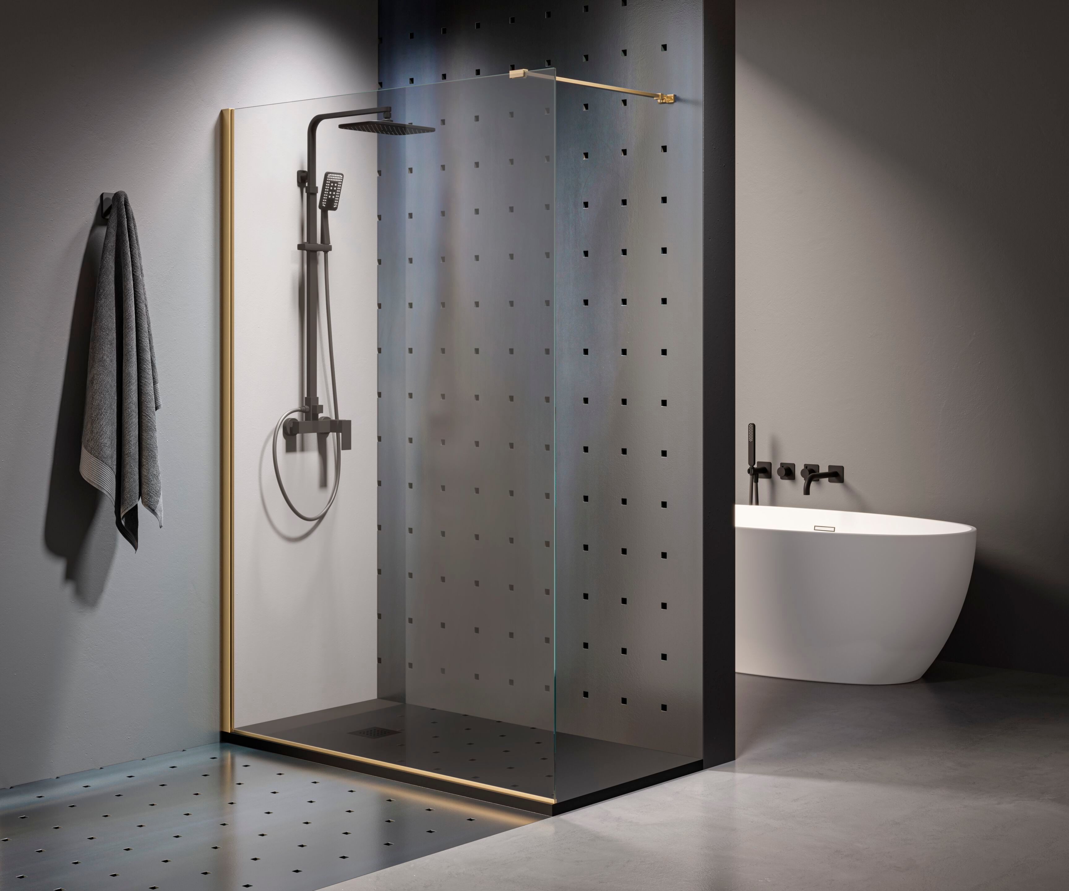 Алюминиевый и стеклянный душ TAMANACO N8PAR53 ARCH-00074280 - Вид №6