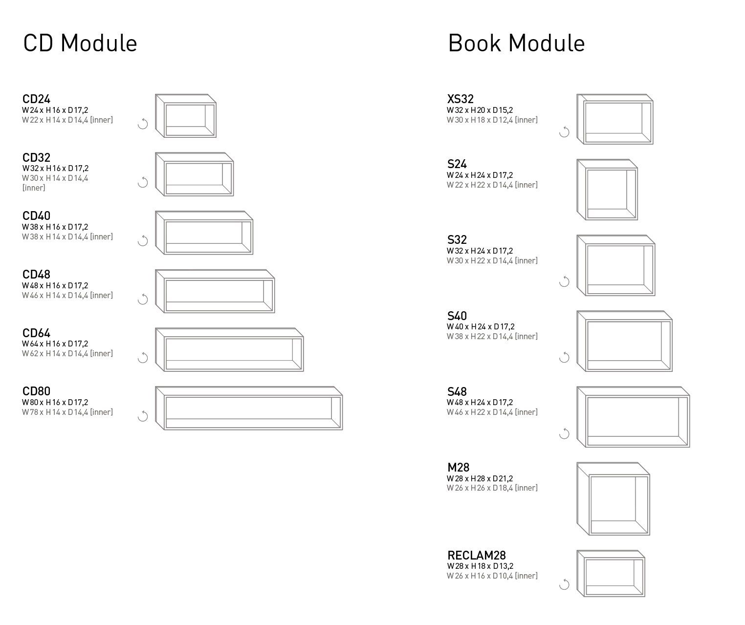 Настенный книжный шкаф Cubit by Mymito ARCH-00078978 - Вид №32