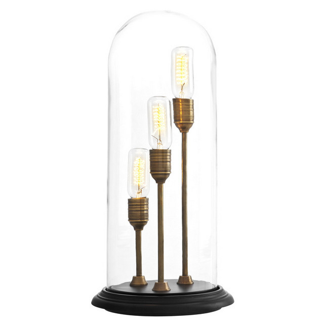 Настольная лампа Spance от Eichholtz 108580 EICHHOLTZ ИНТЕРЬЕРНЫЕ 061672 Бронза;прозрачный  - Вид №3