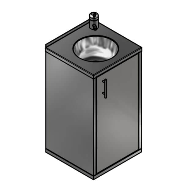 7-008.16  Технические мойки Public Steel 