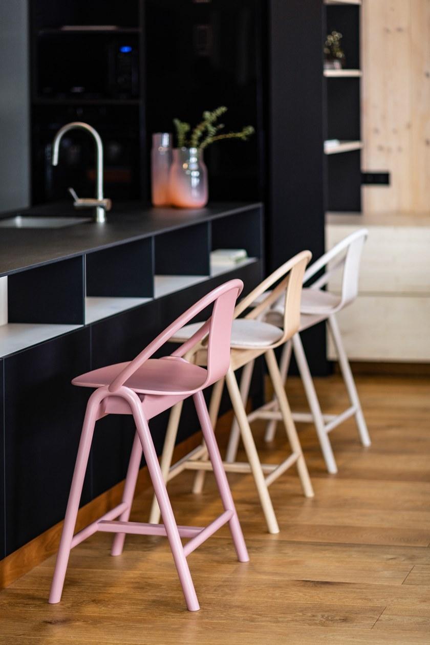 TON Высокий табурет со спинкой Again 314 006 - Вид №10