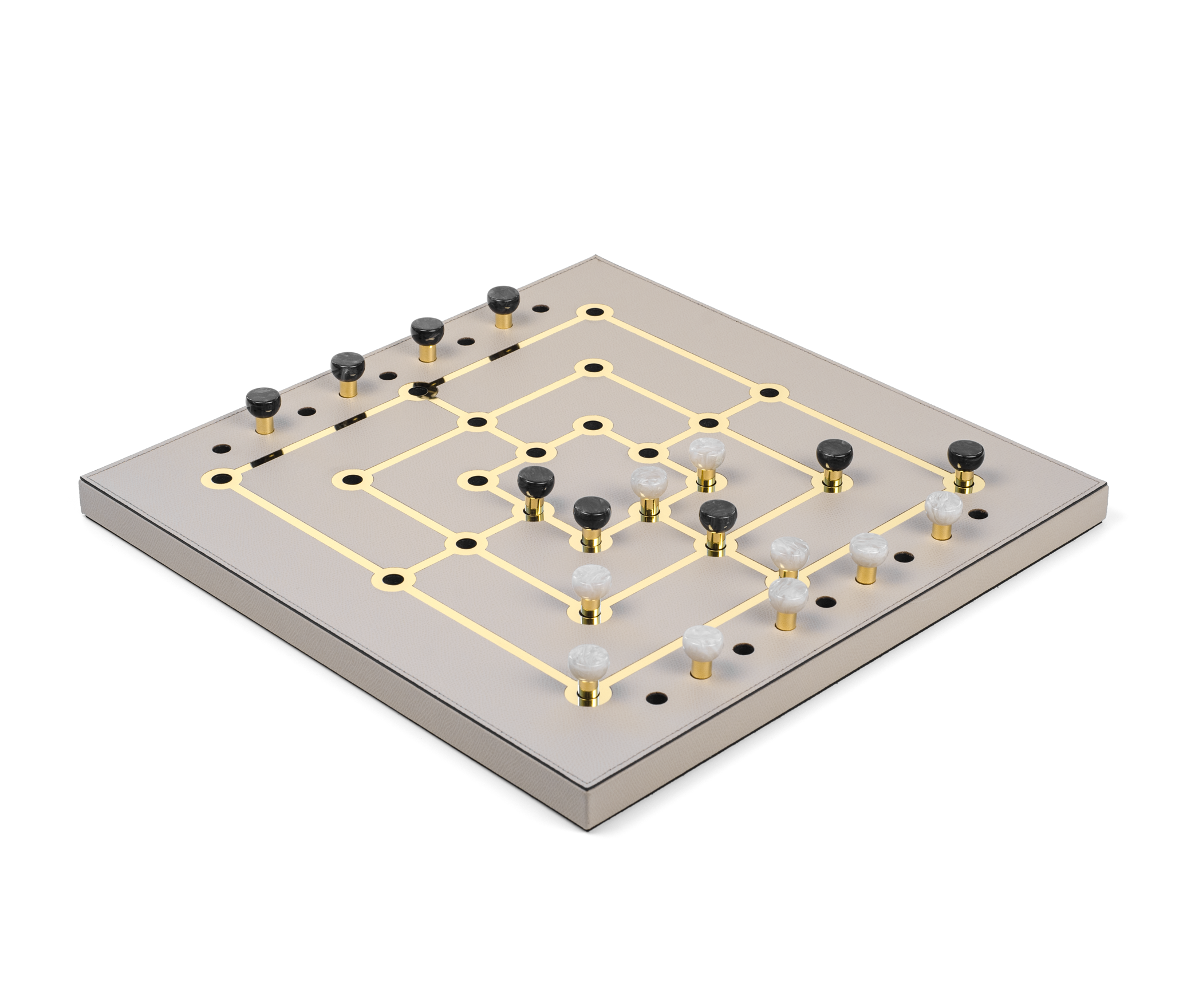 Набор игр «Мельница» - 39X39XH2,5 см / зернистая кожа_earth Pinetti 00.1020.029.049