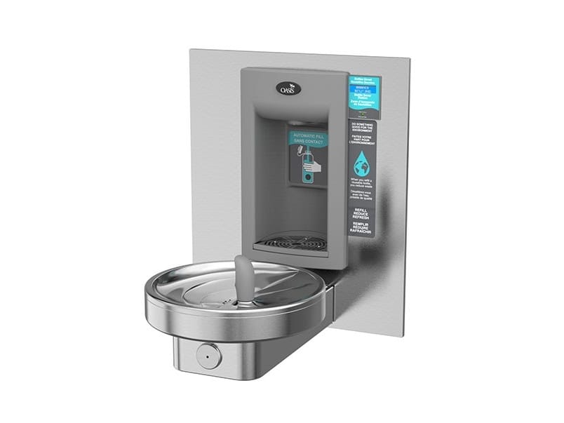 Бесконтактный диспенсер для воды с питьевым фонтаном OASIS International Aqua Pointe ARCH-00116919