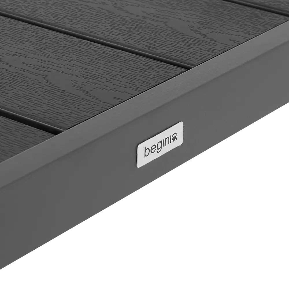 Садовый стол нераздвижной BEGINIA Lyra 90x90 см алюминий серый STLM-2190716 - Вид №8