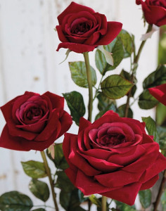 2619 444 a3 Набор искусственных роз, 5 шт, 68 см, красные H-andreas