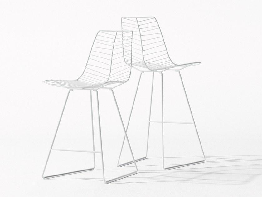 arper Табурет из стали со спинкой и подставкой для ног Leaf sun-id-1477051 - Вид №2