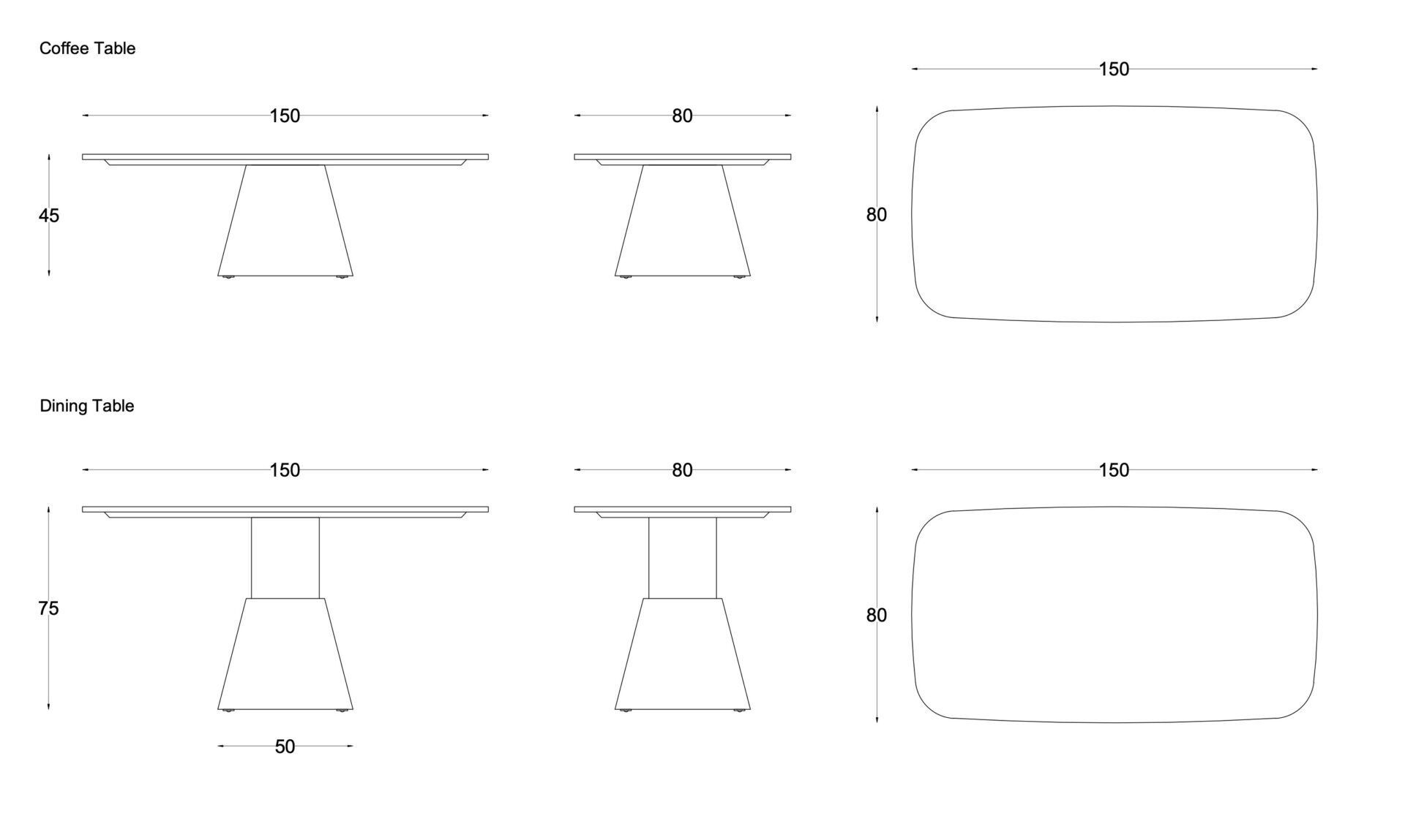 Прямоугольный мраморный стол с регулируемой высотой Pistore Marmi Smart Tables ARCH-00151684 - Вид №8