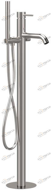 Remer Rubinetterie Смеситель для ванны напольный с ручным душем X style inox Ss x 08