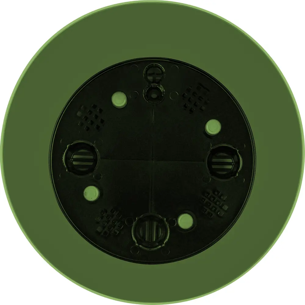 Кашпо для цветов Ingreen Vienna ø25 см h25.3 см v9 л пластик оливковый STLM-2082744