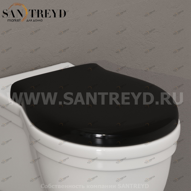 PA029NBR Крышка сиденье для унитаза Ceramica Globo PAESTUM