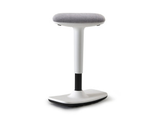 Тканевый регулируемый по высоте поворотный офисный стул