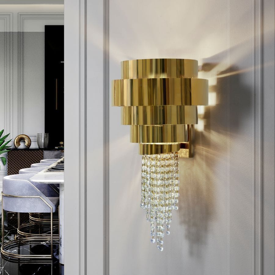 Аппликация из нержавеющей стали с кристаллами K-Lighting Baco ARCH-00113409