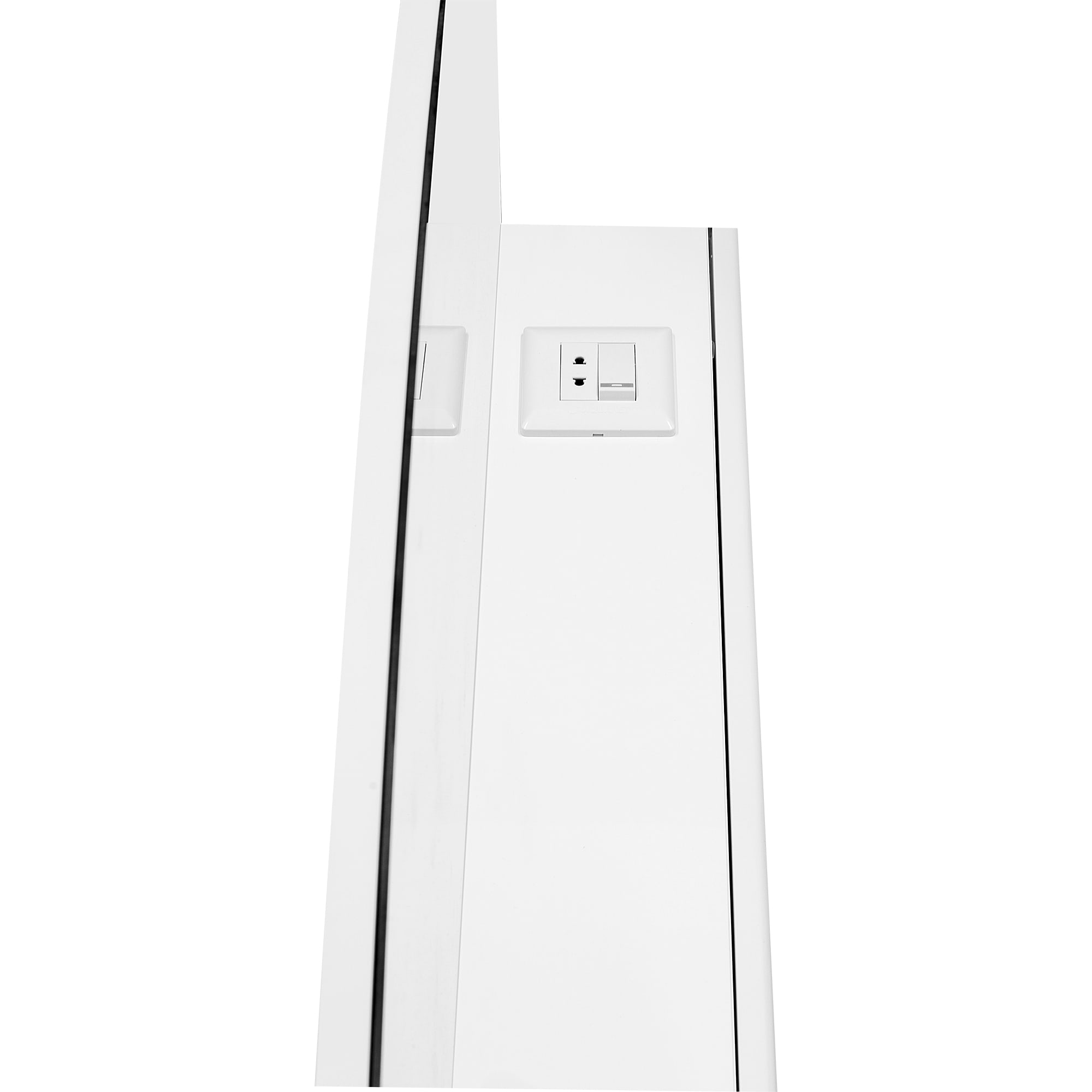 14357334 Шкаф зеркальный «» 55 см цвет белый Глория Santreyd - Вид №2