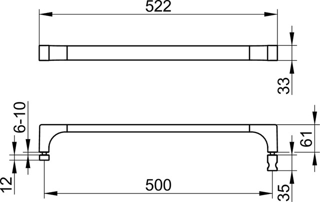 11108010502 Pучка двери душевого ограждения KEUCO Edition 11 - Вид №2