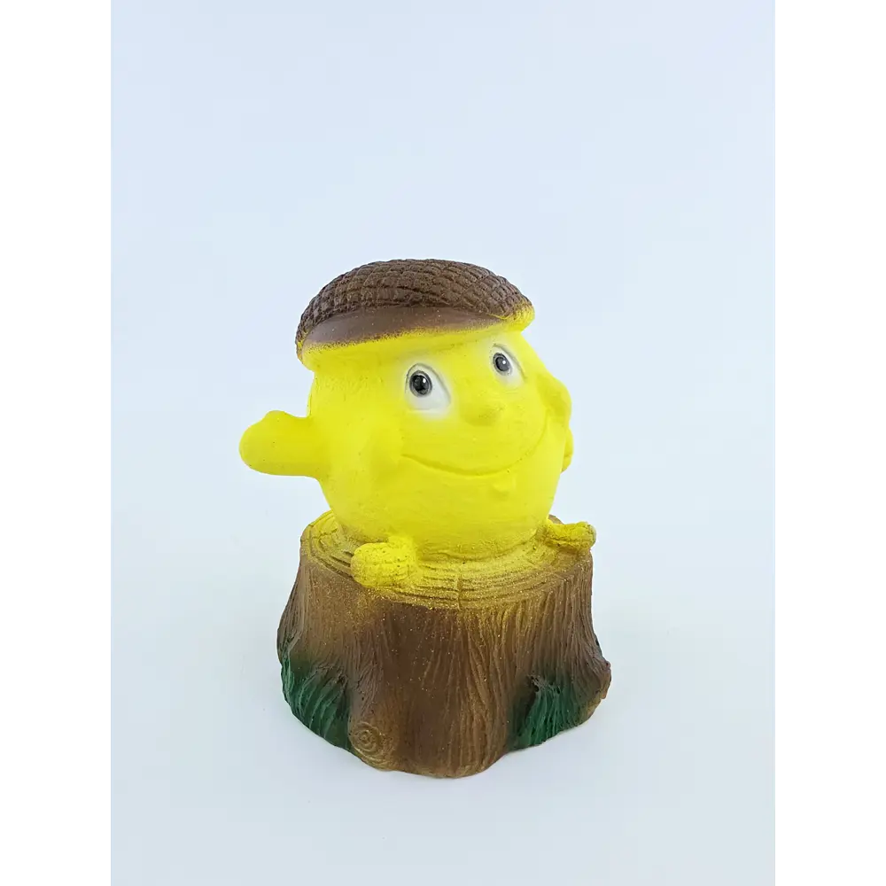 Садовая фигура Колобок на пеньке полистоун 14x11 см Santreyd STLM-2053359 - Вид №1