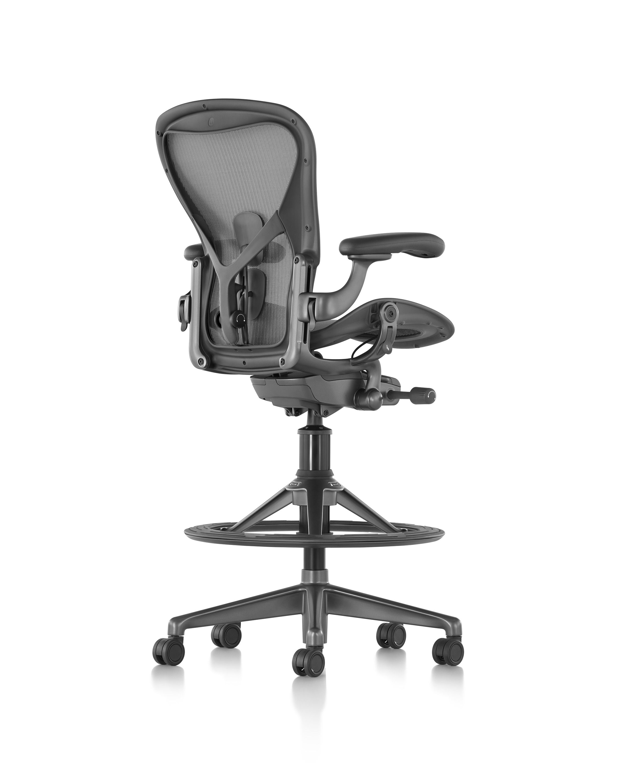 5 спиц поворотный офисный стул с подлокотниками Herman Miller Aeron ARCH-00029451 - Вид №17