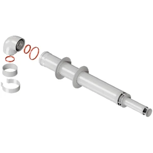 Коаксиальный дымоход ROMMER D60/100 с антиобледенительным оголовком 89345576