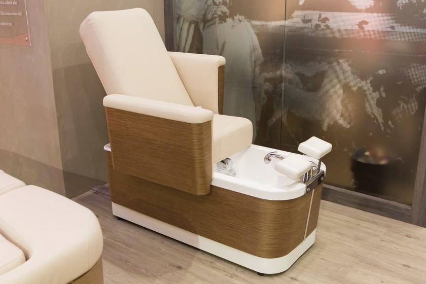 Nilo Массажное кресло для педикюра из фанерованной древесины Green prestige N8999  - Вид №2