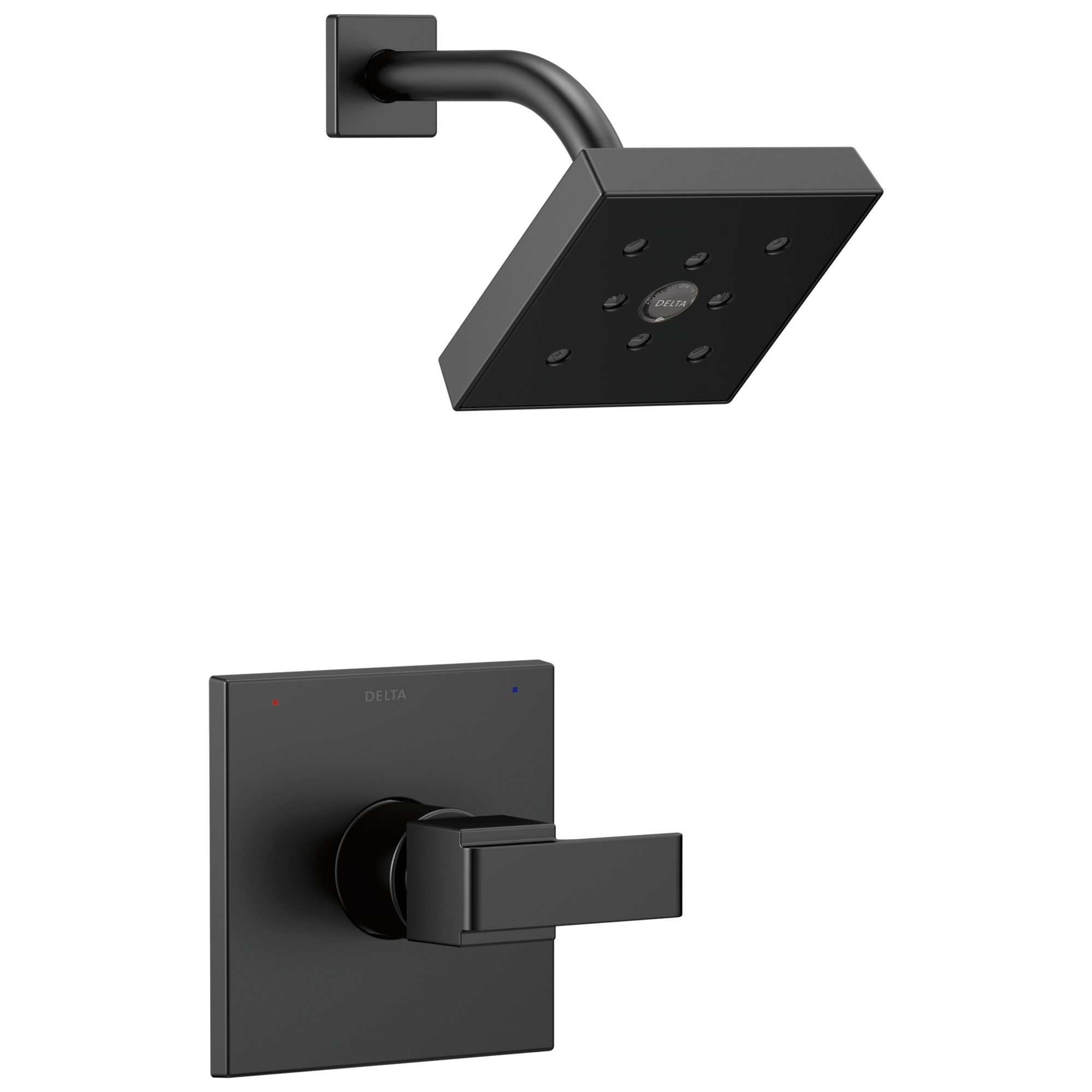 T14267-BL Накладка для душа Monitor® 14 серии H2Okinetic® Delta Faucet Ara Матовый черный