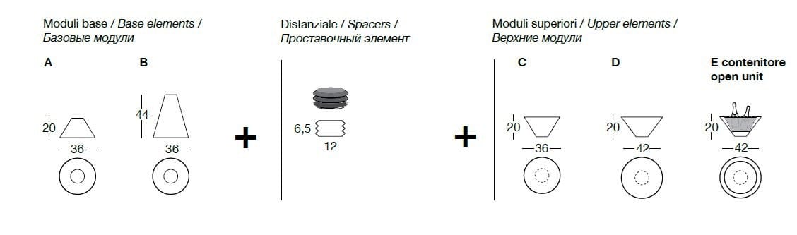 Круглый журнальный столик для гостиной Longhi Loveluxe 2017-Essence collection ARCH-00122371 - Вид №5