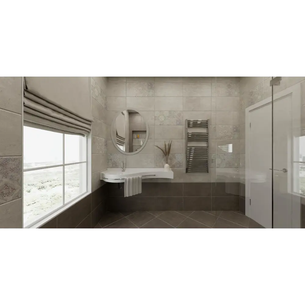 Плитка напольная Lounge Dark 41.8x41.8 см 1.4 м² цвет серый Santreyd STLM-2024860 - Вид №5
