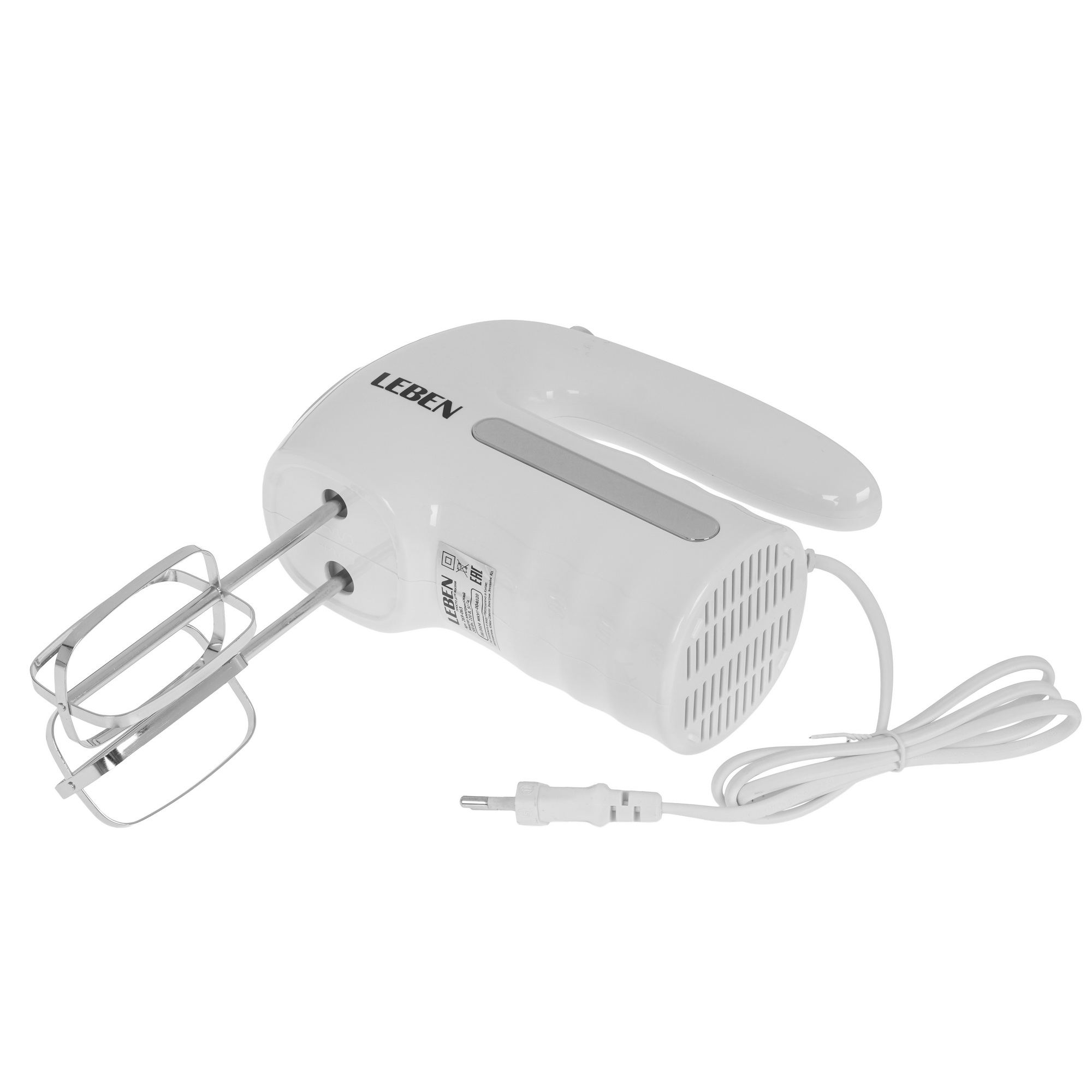 9237210 Миксер LEBEN 269-063 белый STDN-0021075 - Вид №4
