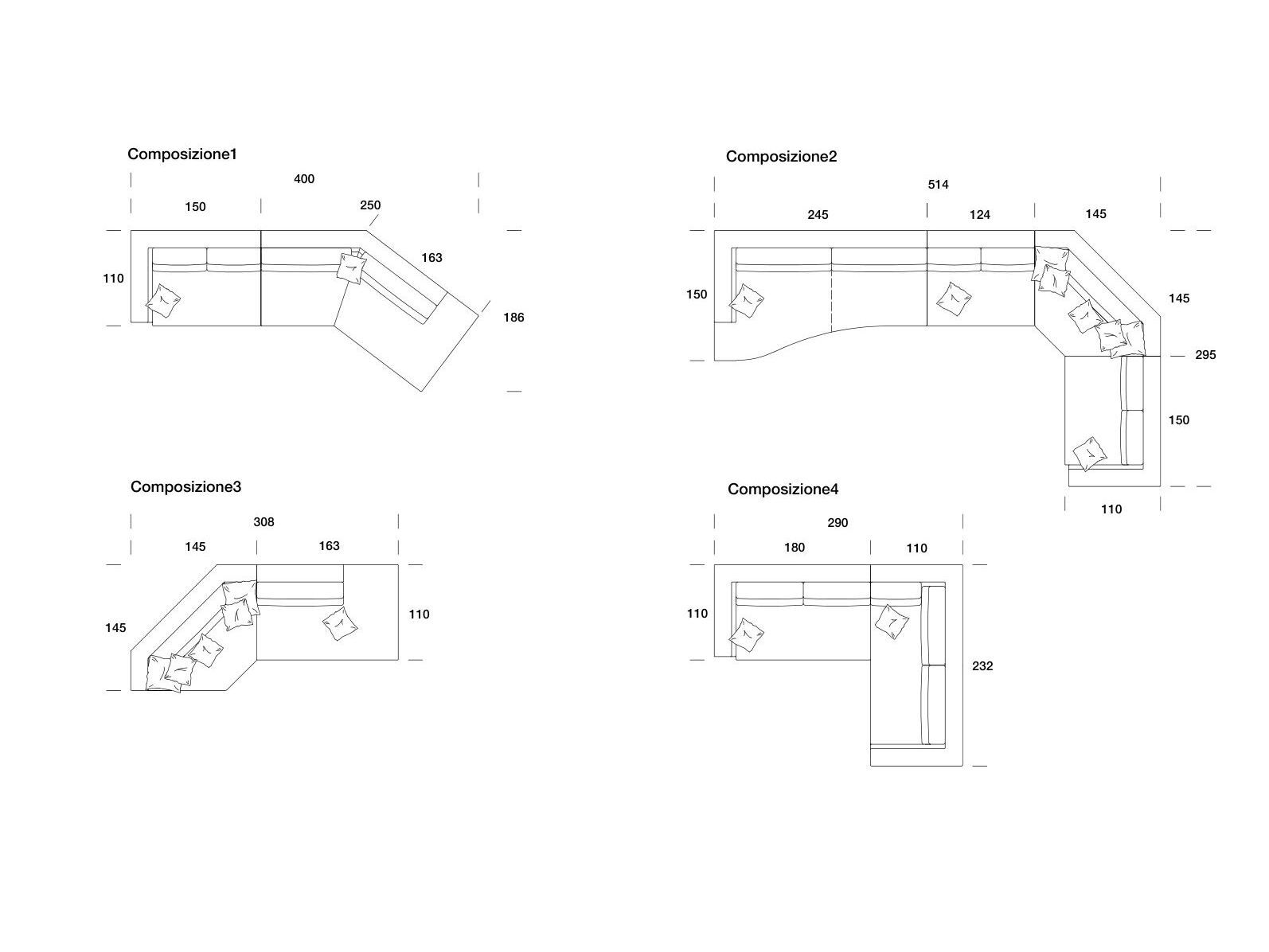 Съемный диван Former In Italia My Way ARCH-00146340 - Вид №5