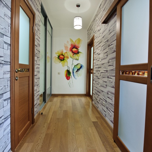 Паркетная доска Amber Wood Карамель Дуб Натур (Гладкая) 1860х189 мм 2600200394 - Вид №2