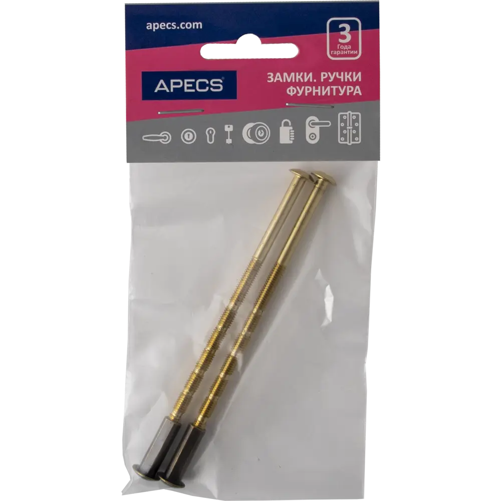 Стяжка винтовая APECS для межкомнатных дверей с регулировкой длины 82486179 STLM-0028238 - Вид №3