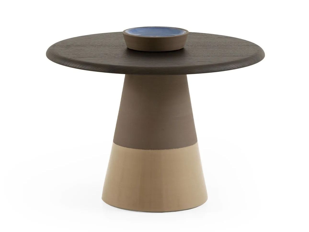 Журнальный столик из глины с деревянной столешницей Morica Design Высокая мода ARCH-00129625 - Вид №4