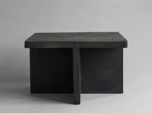 Квадратный журнальный столик из волокнистого бетона