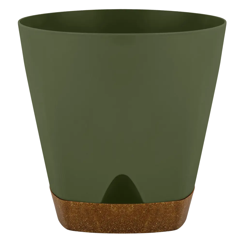Горшок для цветов Ingreen Wood Ø25 h24.4 см v8 л пластик тайга STLM-2113503