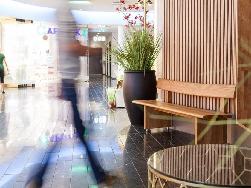 VESTRE Деревянная скамейка со спинкой в ​​современном стиле sun-id-1480425 - Вид №5