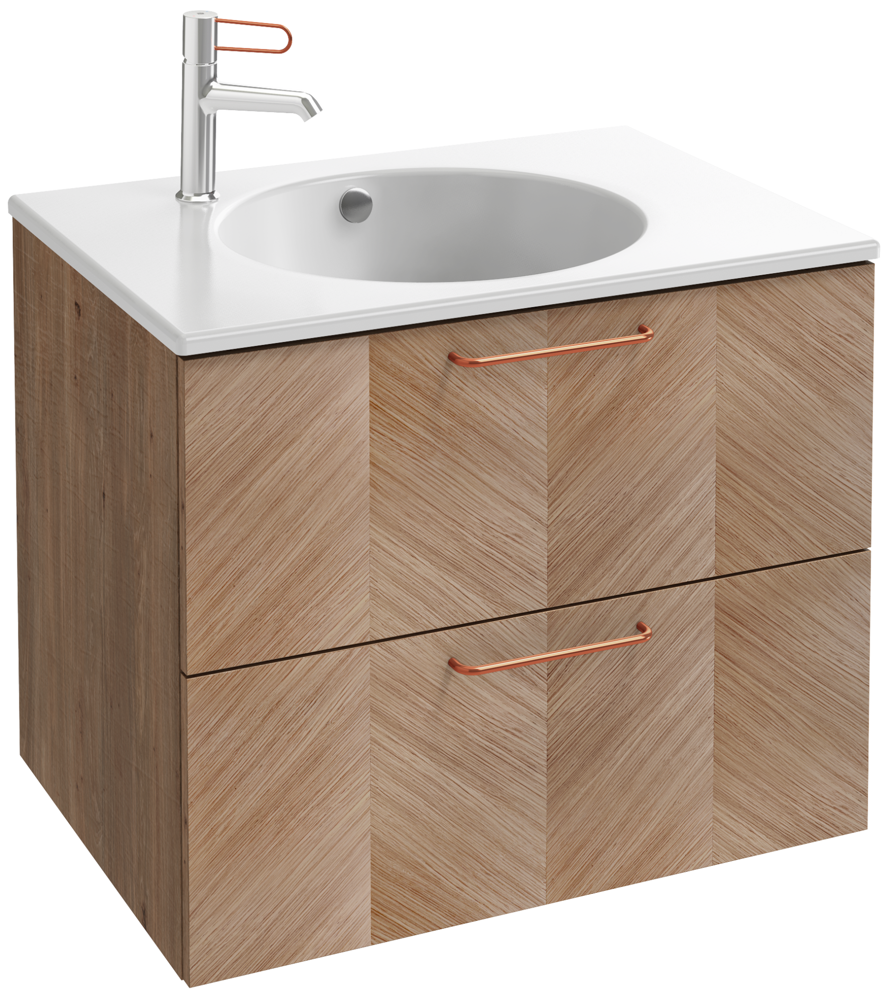 EB2521-R7-P14 Тумба под столешницу 70 см, 2 ящика, бронзовая ручка JACOB DELAFON ODÉON RIVE GAUCHE ODEON RIVE GAUCHE