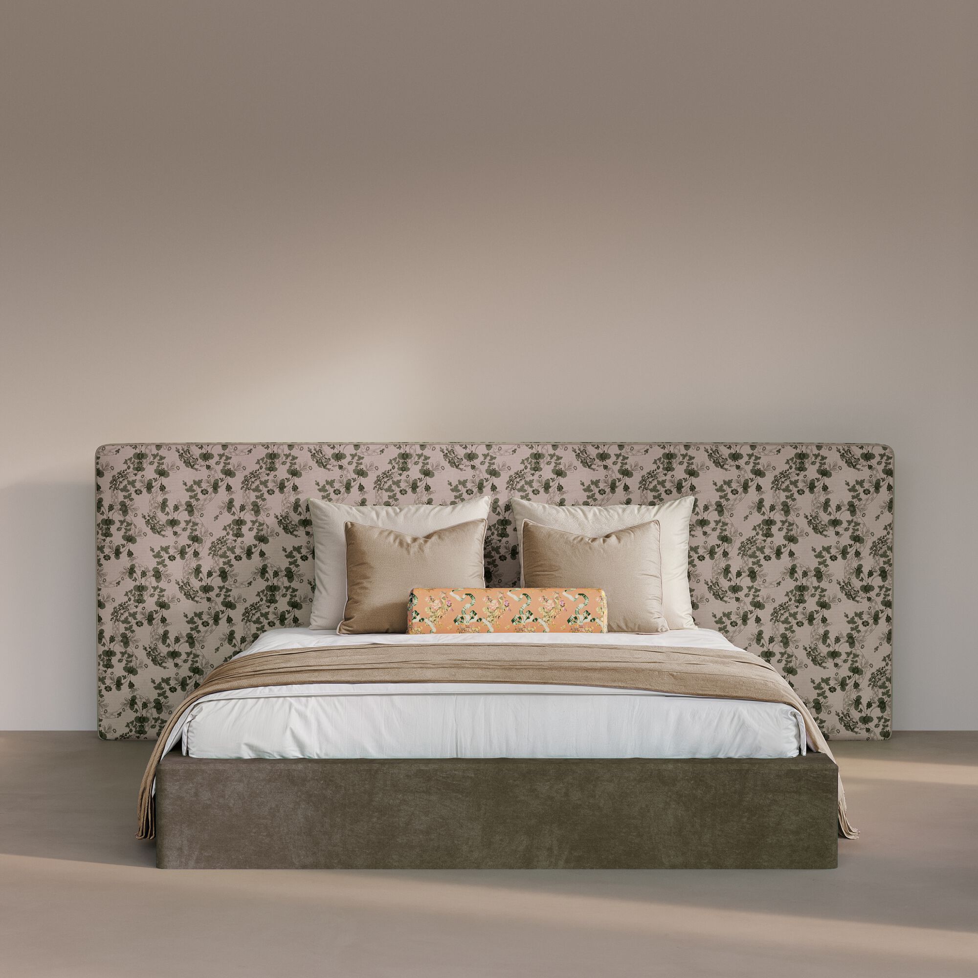 Двуспальная мягкая кровать из ткани Marianna Piccolo Alicia ARCH-00047720 - Вид №3