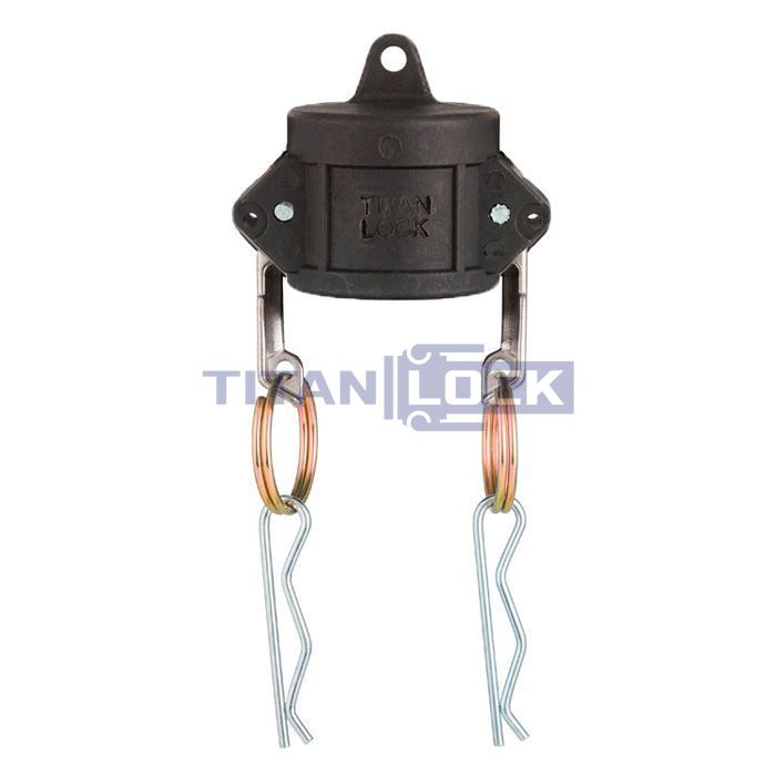 Камлок полипропиленовый тип DC, заглушка для ниппеля 1 1/4", TL125DCPP TITAN LOCK 