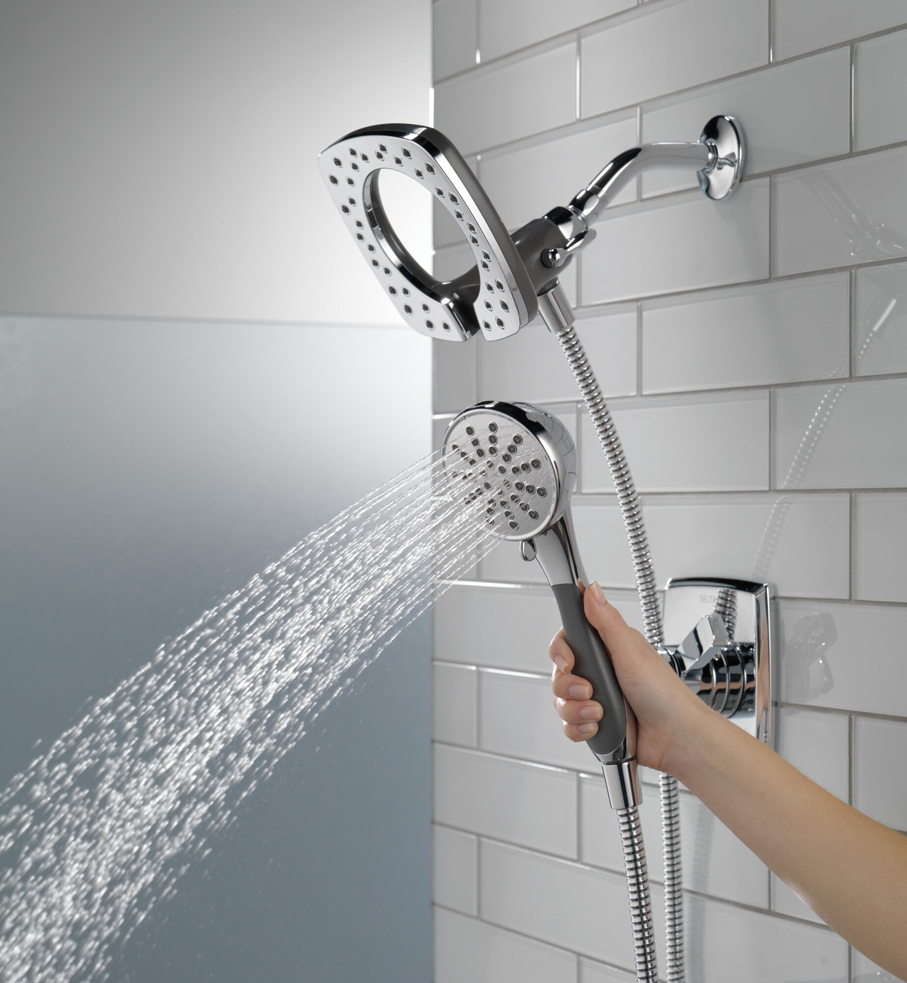 T17264-I Облицовка для душа Monitor® серии 17 с In2ition® Delta Faucet Ashlyn Хром  - Вид №15