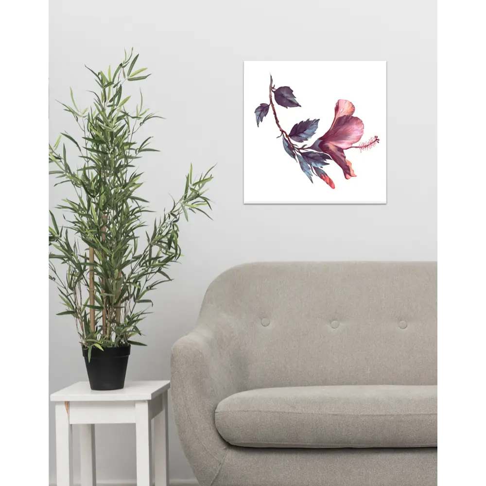 Картина на холсте «Цветок» 30x30 см 82402333 STLM-2177602 Santreyd  - Вид №3