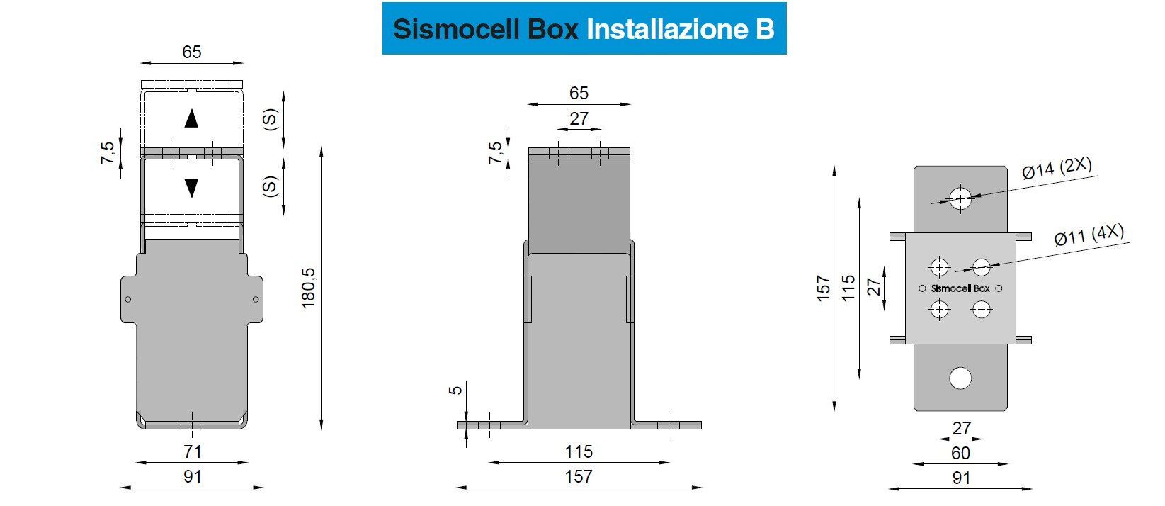 Сейсмостойкое устройство Sismocell SISMOBOX - TT4 ARCH-00139326 - Вид №6