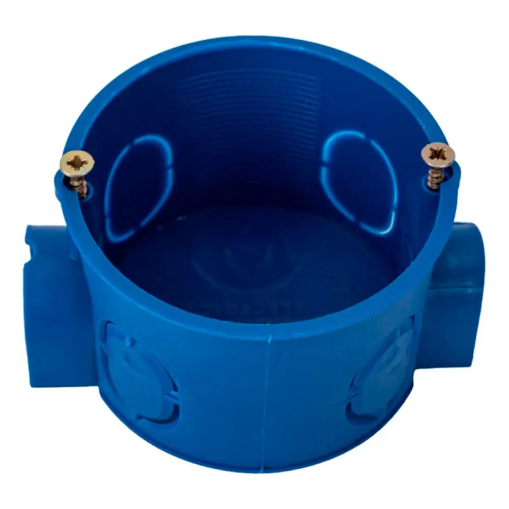 Подрозетник Gusi Electric 60x40 мм с лапками IP20 цвет синий STLM-2190520