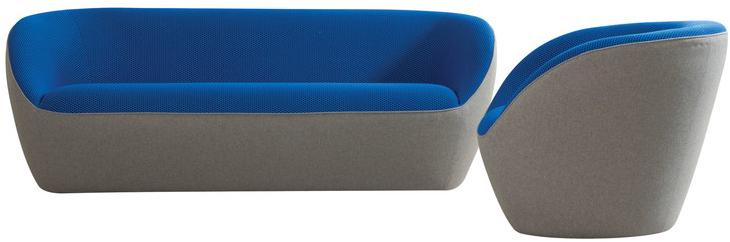 Roche Bobois Кресло из ткани с подлокотниками Edito sun-id-1448359 - Вид №3