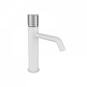 75531751 PREMIUM Белый XL Умывальник смеситель Белый-Хром GRB MIXERS