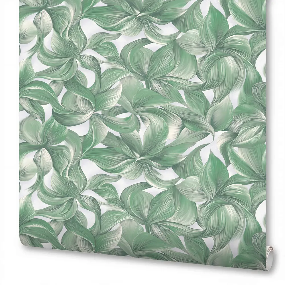 Обои флизелиновые Wallsecret Peru зеленые 1.06 м 8895-28 STLM-2136345