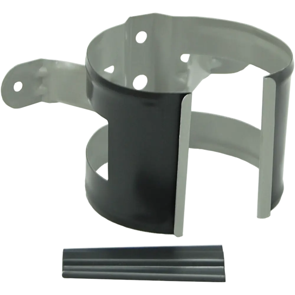 Кронштейн трубы на дерево стальной Optima 90 мм RAL7024 серый Grand Line STLM-2100336